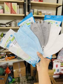 THÙNG 300 CHIẾC KHẨU TRANG 4D KF94, KHẨU TRANG Y TẾ 4D