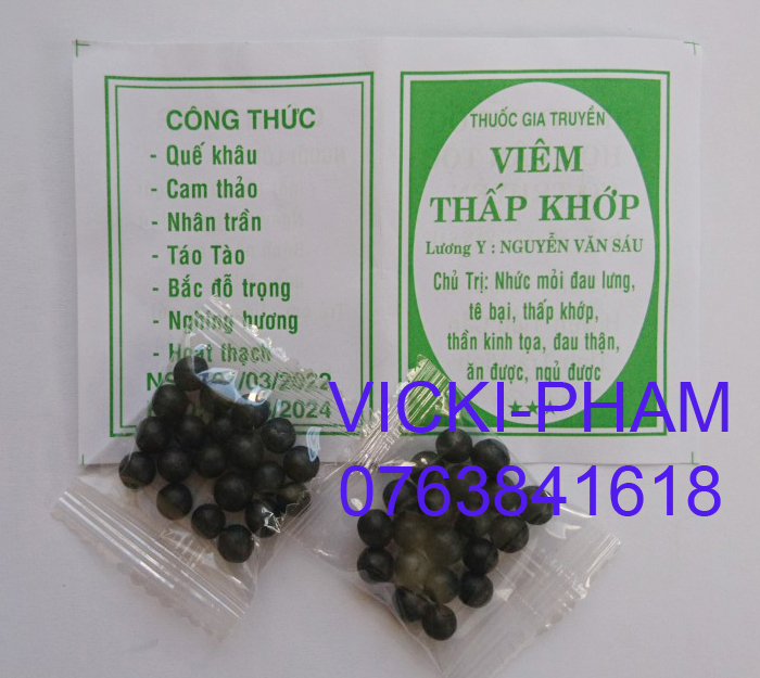 100 gói thấp khớp nguyễn văn sáu