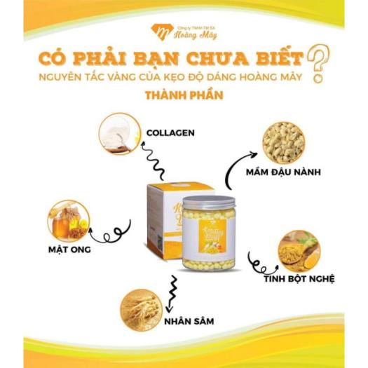 ❤️ Kẹo Mầm Tăng Vòng 1 Hoàng Mây _ An Toàn Hiệu Qủa _ Hộp 500gr❤️