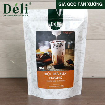 Bột Trà sữa Nướng 3in1 Déli nguyên liệu tự pha [3 phút có ngay 1ly] trà sữa vị trà sữa nướng vị đặc trưng