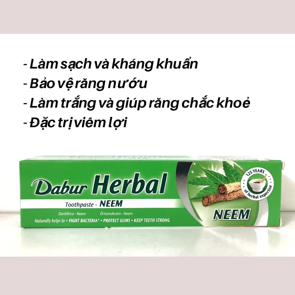 Kem đánh răng Dabur Neem 155g