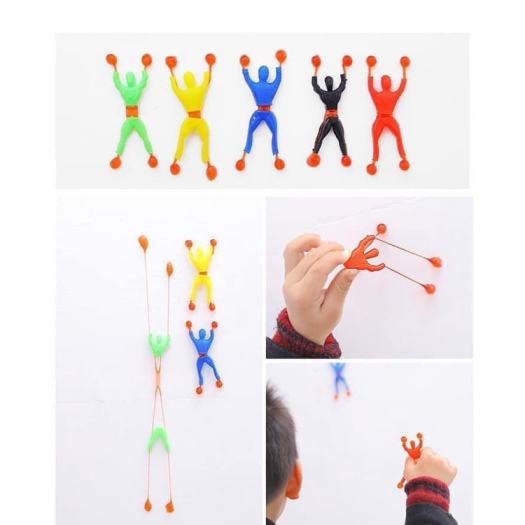 Combo 10 Người Nhện Leo Tường Người Người Nhện Dính Tường Nhiều Màu Sắc Vui Nhộn Độc Đáo Cho Bé