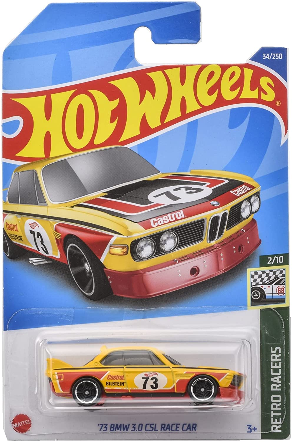 Hot Wheels Retro Racers No.34 '73 BMW 3.0 CSL Race Car — Gift2kids