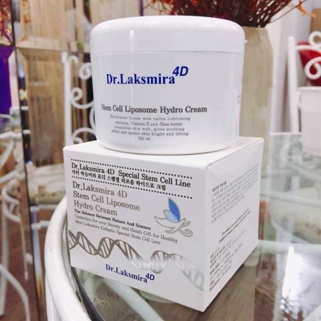 Kem tế bào gốc trắng da dr. laksmira 4d stem cell liposome hydro cream 100ml