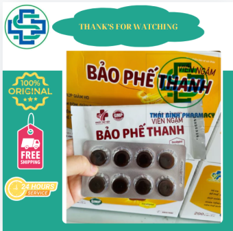 Kẹo ngậm Bảo phế thanh - Bổ phế giảm ho, đau họng, loãng đờm - Gói 1 vỉ 8 viên lớn