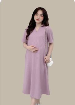 Váy V36 Polo Tăm Lạnh, Đầm Polo From Rộng Dáng Dài Có Túi