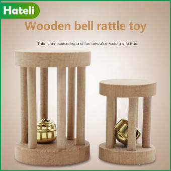 Đồ Chơi Sóc Chuột Hamster Bằng Gỗ, Đồ Chơi Mài Miệng Cho Chó Và Mèo