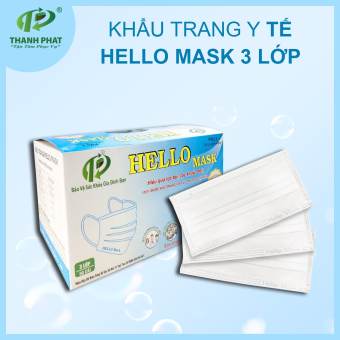 Khẩu Trang Y Tế Hello Mask 3 Lớp (50 cái/hộp)