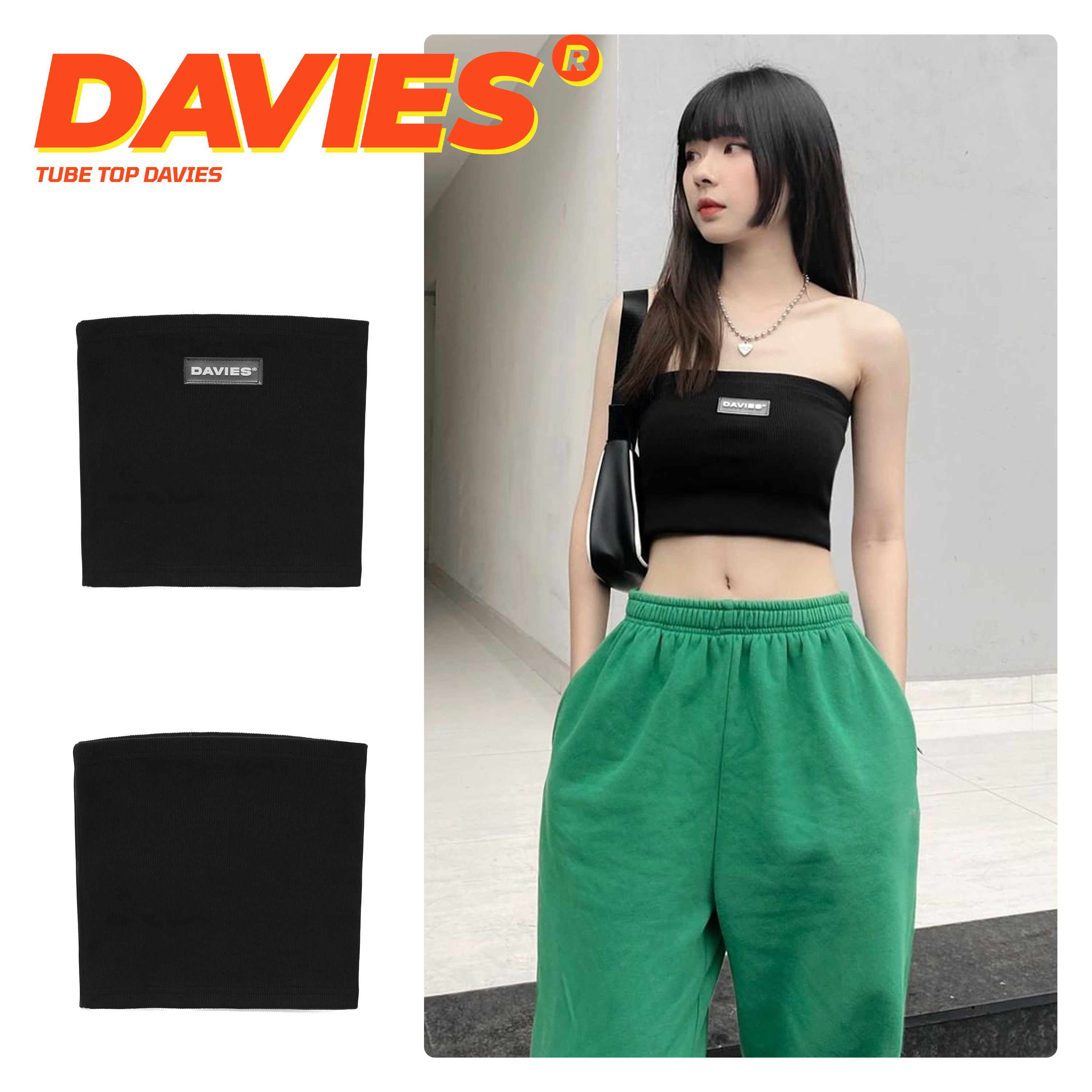 Áo cúp ngực Tube Top nữ Davies DSS Tube Top
