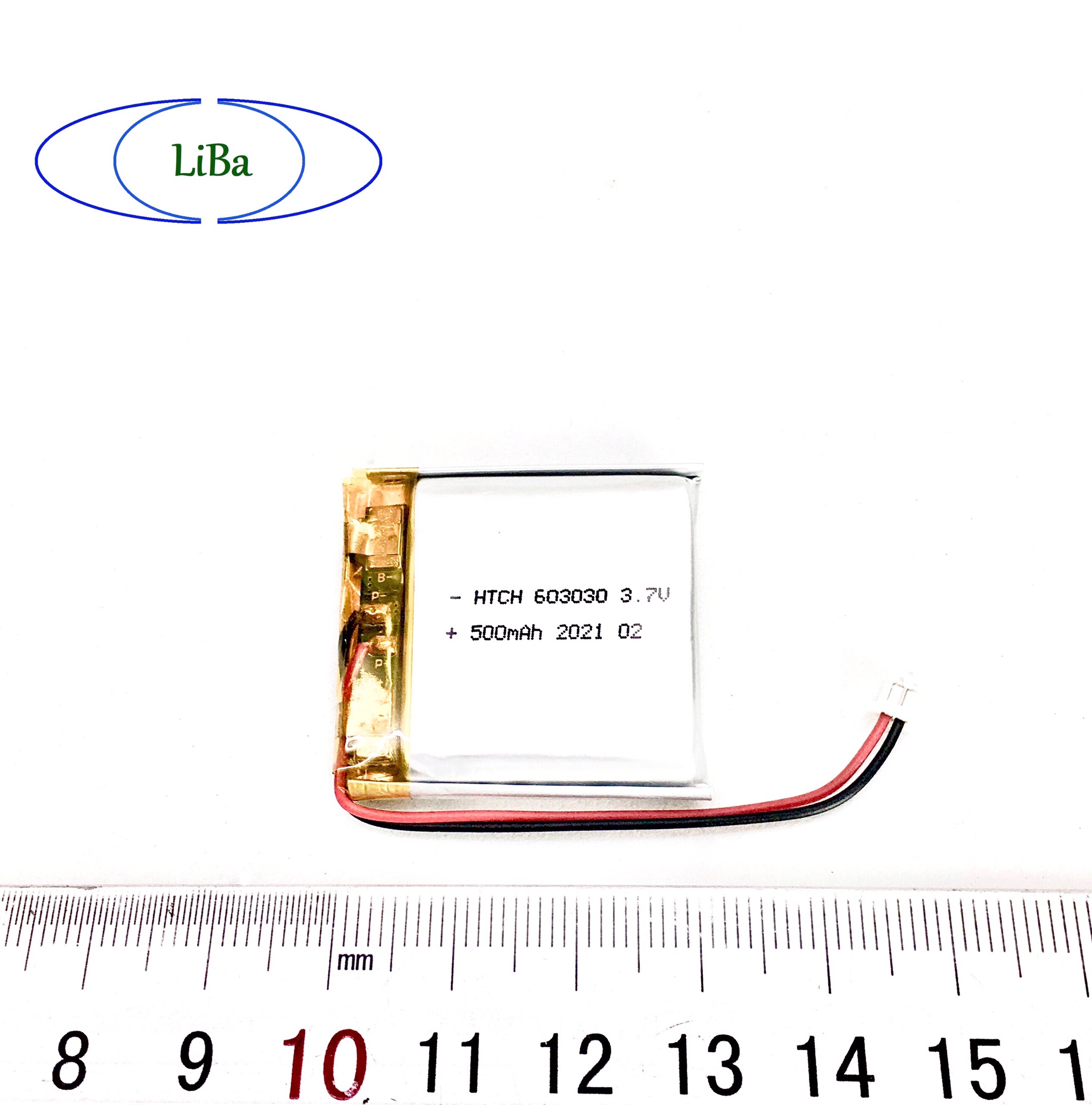 [HCM]Pin đồng hồ thông minh 3.7V 500 mAh 6 x 30 x 30 mm- LiBa