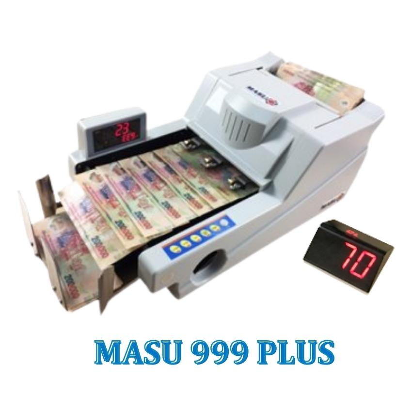 Máy đếm tiền cao cấp thương hiệu Nhật Bản - Masu 999 Plus, phát hiện tiền khác loại, tiền giả siêu chuẩn