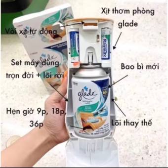 Máy xịt thơm phòng tự động Glade Automatic Spray 3 in 1