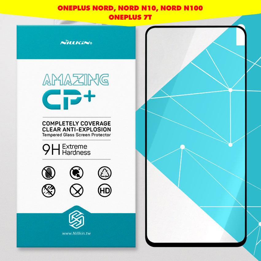 Kính cường lực cho oneplus nord, one plus nord n10, nord n100, oneplus 9, oneplus 9r, oneplus 7t full màn hình hiệu nillkin combo 2022