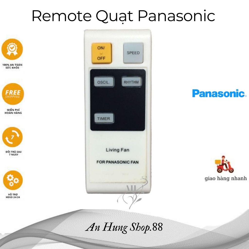 Remote điều khiển quạt Panasonic