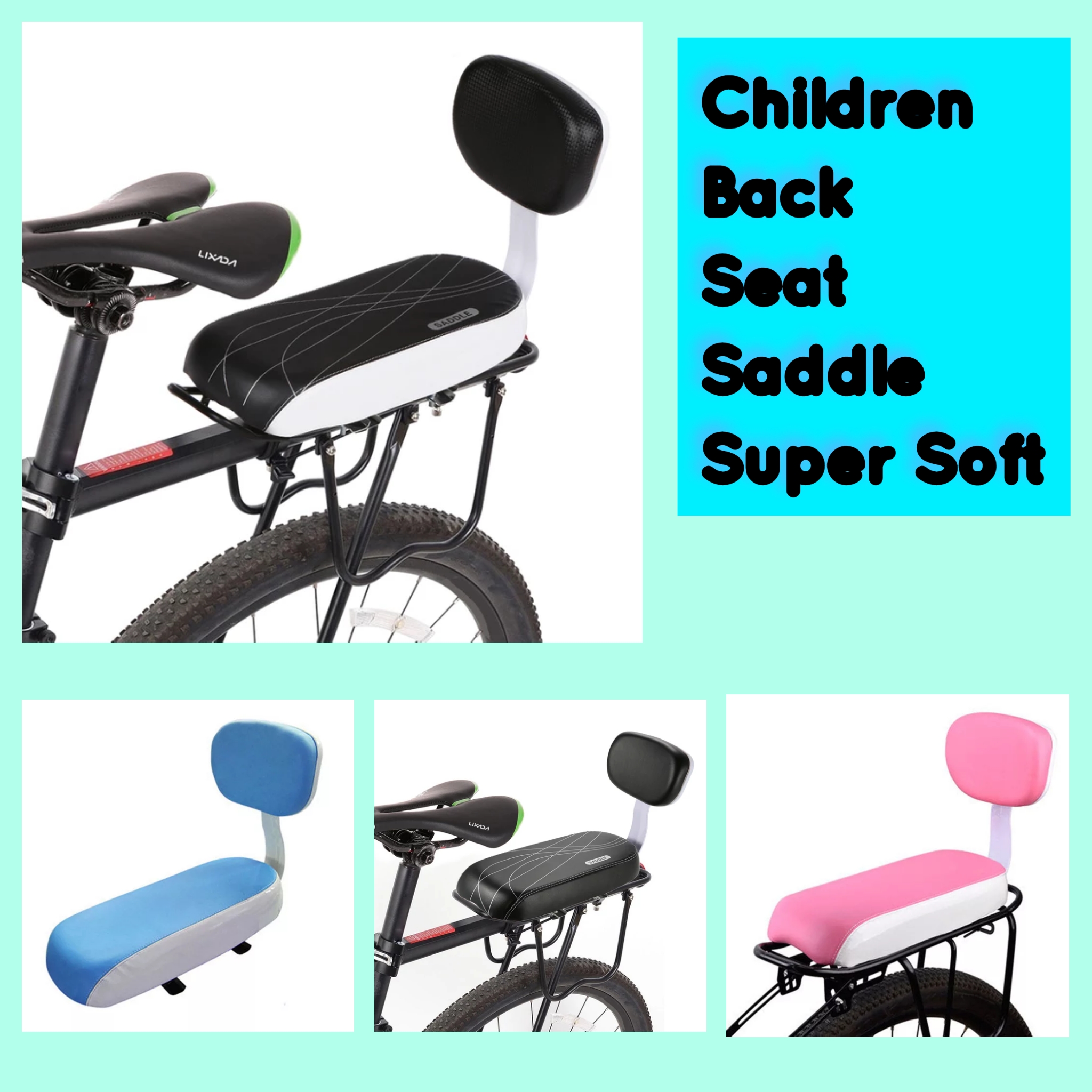 Child back deals seat for bike