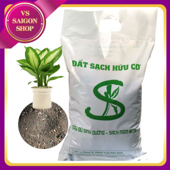 [ TÚI 2KG ] ĐẤT SẠCH HỮU CƠ: Sạch Mầm Bệnh Giàu Vi Sinh Cho Cây Và Đất