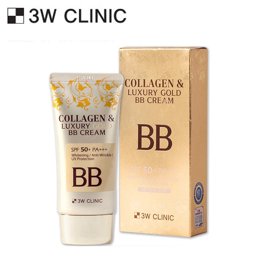 Hoàn Tiền 8%Kem Nền Trang Điểm Collagen & Luxury Gold BB Cream SPF50 PA+++