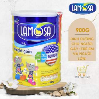 Sữa Bột dinh dưỡng dành cho người gầy Lamosa WEIGHT GAIN 900G