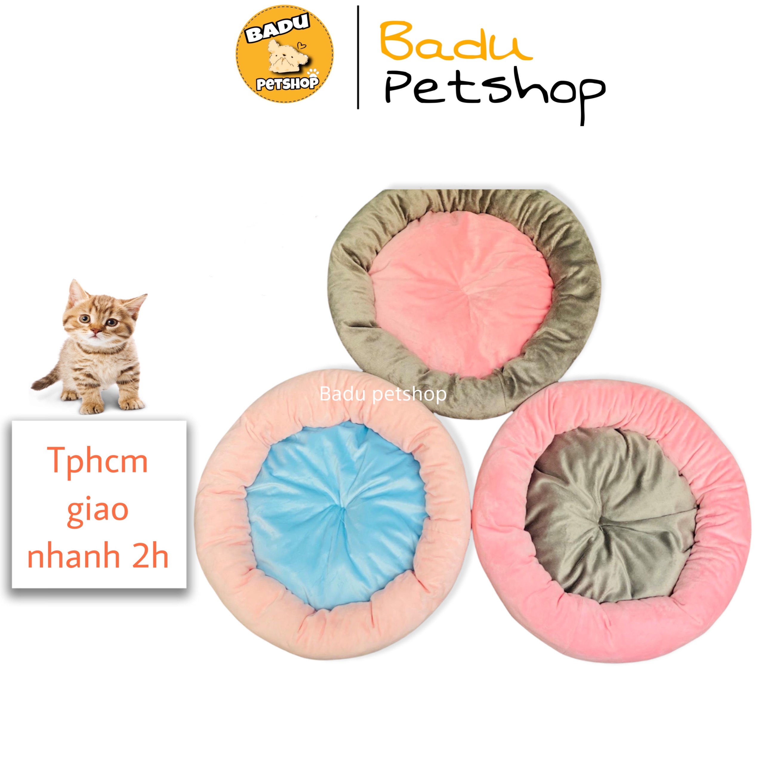Nệm Cho Chó Mèo ❤️FreeShip❤️ Mềm mại và ko phai màu