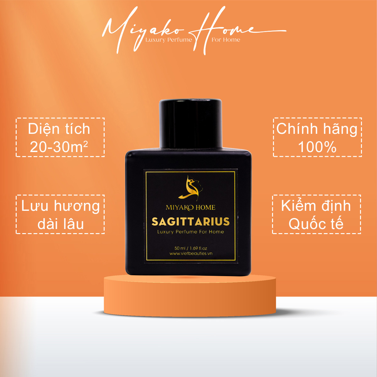 Tinh dầu thơm phòng MIYAKO HOME Sagittarius, tinh dầu khuếch tán dupe nước hoa YSL Libre