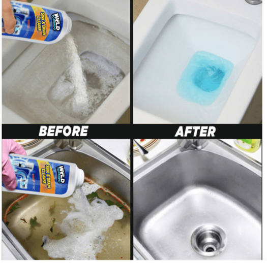 Hộp bột thông tắc đường ống WILD TORNADO 110g, bột thông tắc siêu mạnh, bột thông tắc hiệu quả, tuancua