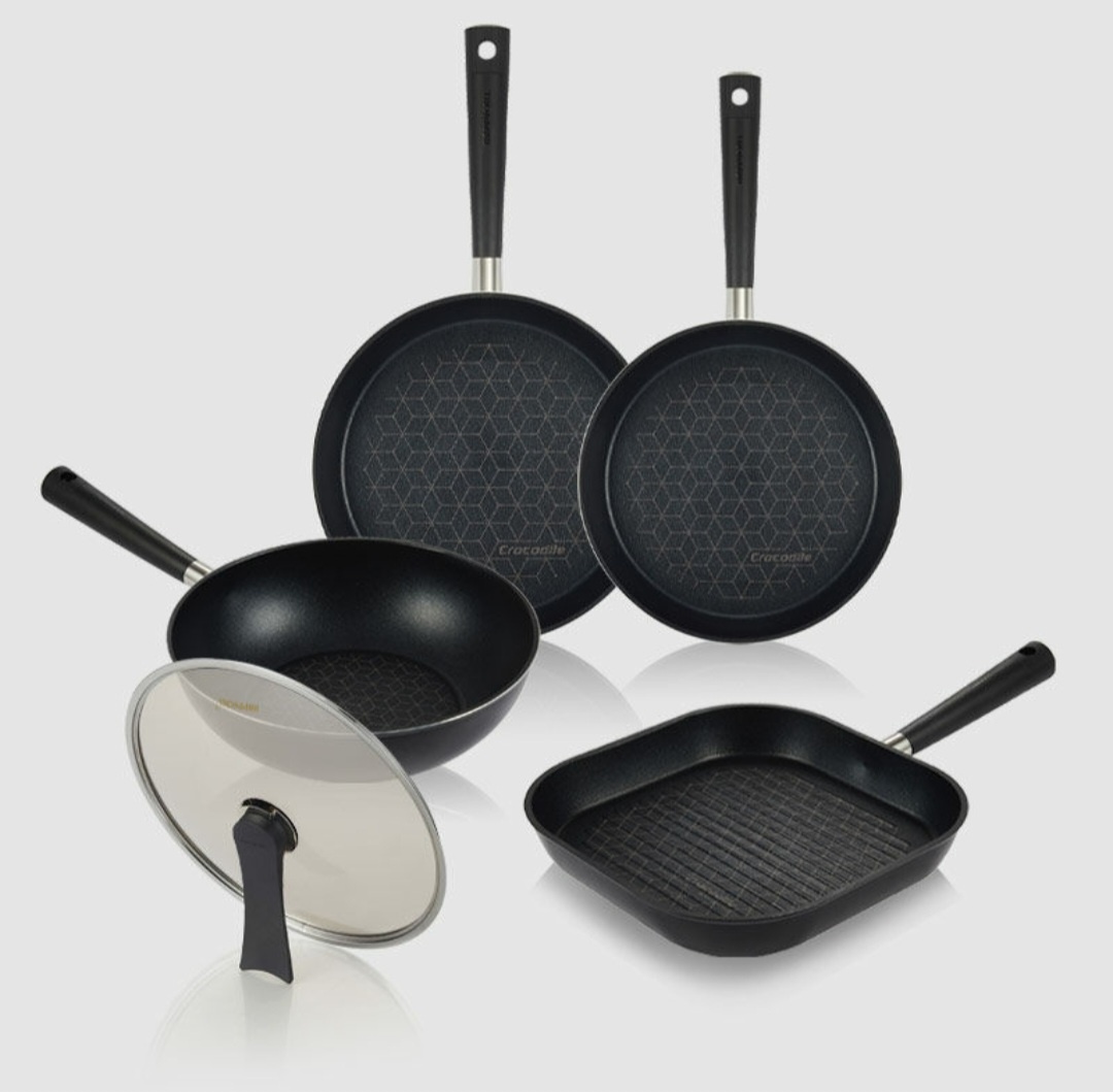 Best Non Stick PAN EVER!!! Happycall *Korea* Crocodile Cookware Set