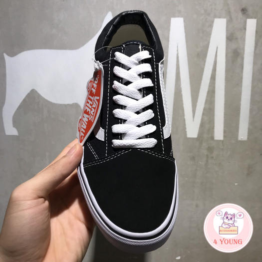 Giày Vans-Old Skool Đen Full Box Full Size Nam Nữ Bảo Hành 12 Tháng Đi Không Vừa Được Đổi Size