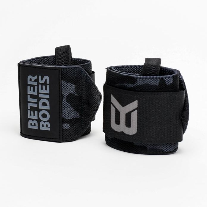 Quấn cổ tay nam cao cấp better bodies camo wrist wraps - hàng chính hãng