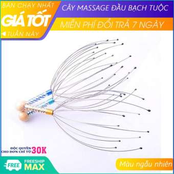 Dụng cụ massage đầu - Dụng cụ mát xa- dụng cụ massage - Cây massage đầu - Cây Massage Đầu Bạch Tuộc Giúp Thư Giãn Giảm Stress