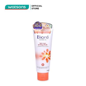 Sữa Rửa Mặt Biore Sạch Mụn & Kháng Khuẩn 100g