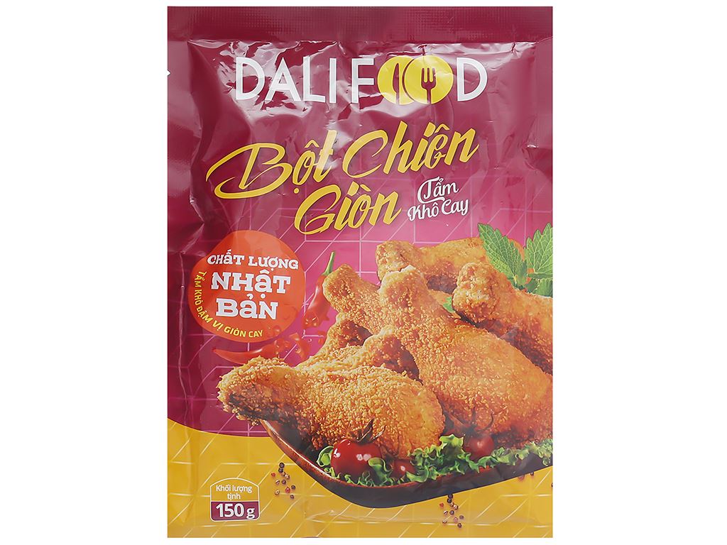 Bột tẩm khô chiên giòn Dali Food vị cay gói 150g