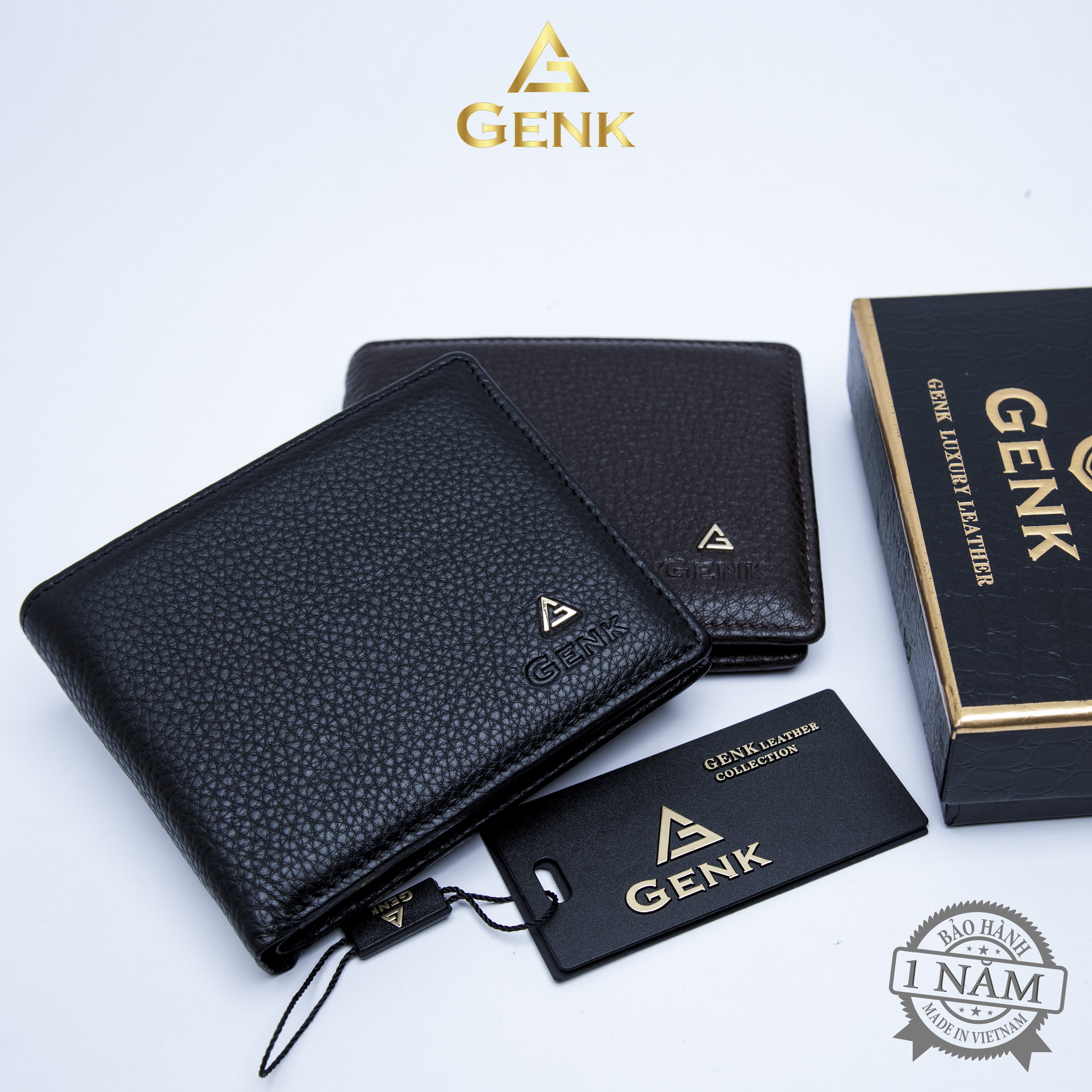 Bóp ví da bò thật nam luxury genk - gblux03