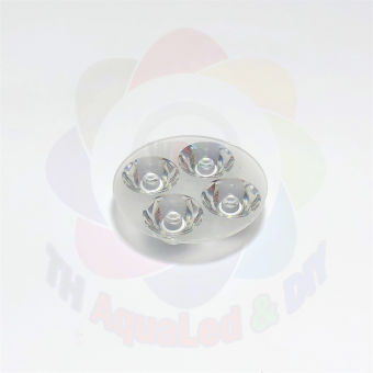 Chóa LED 4 chip đơn Luxeon, sử dụng cho mạch 4 chip led đơn, gom ánh sáng thừa hiệu quả