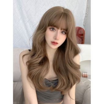 Tóc giả nữ nguyên đầu 2069[RẺ VÔ ĐỊCH] xoăn lơi, màu tây thời thượng