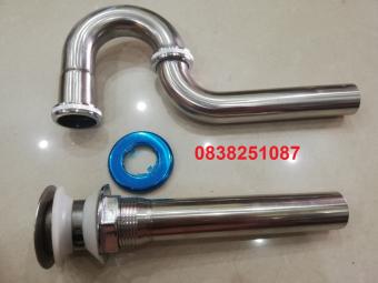 Bộ Xi Phông Thoát Nước Cho Chậu Rửa mặt inox