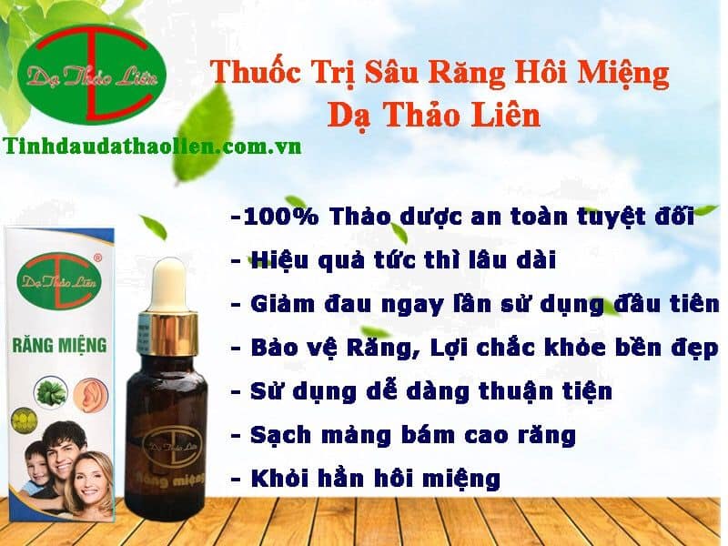 Tinh dầu răng miệng dạ thảo liên