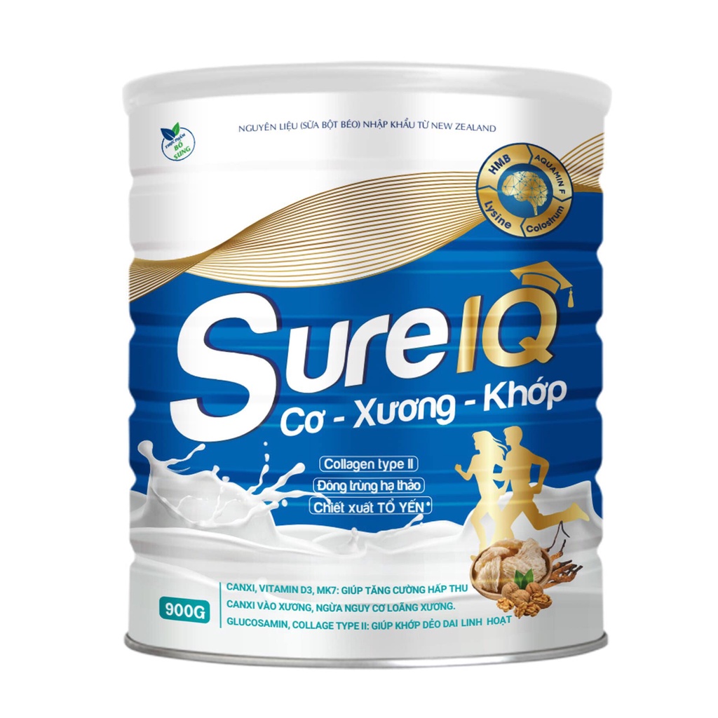Sữa bột Sure IQ cơ xương khớp lon 900g