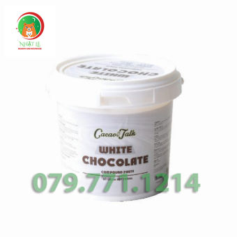 Socola Trắng dạng sệt hiệu Cacao Talk hũ 1kg