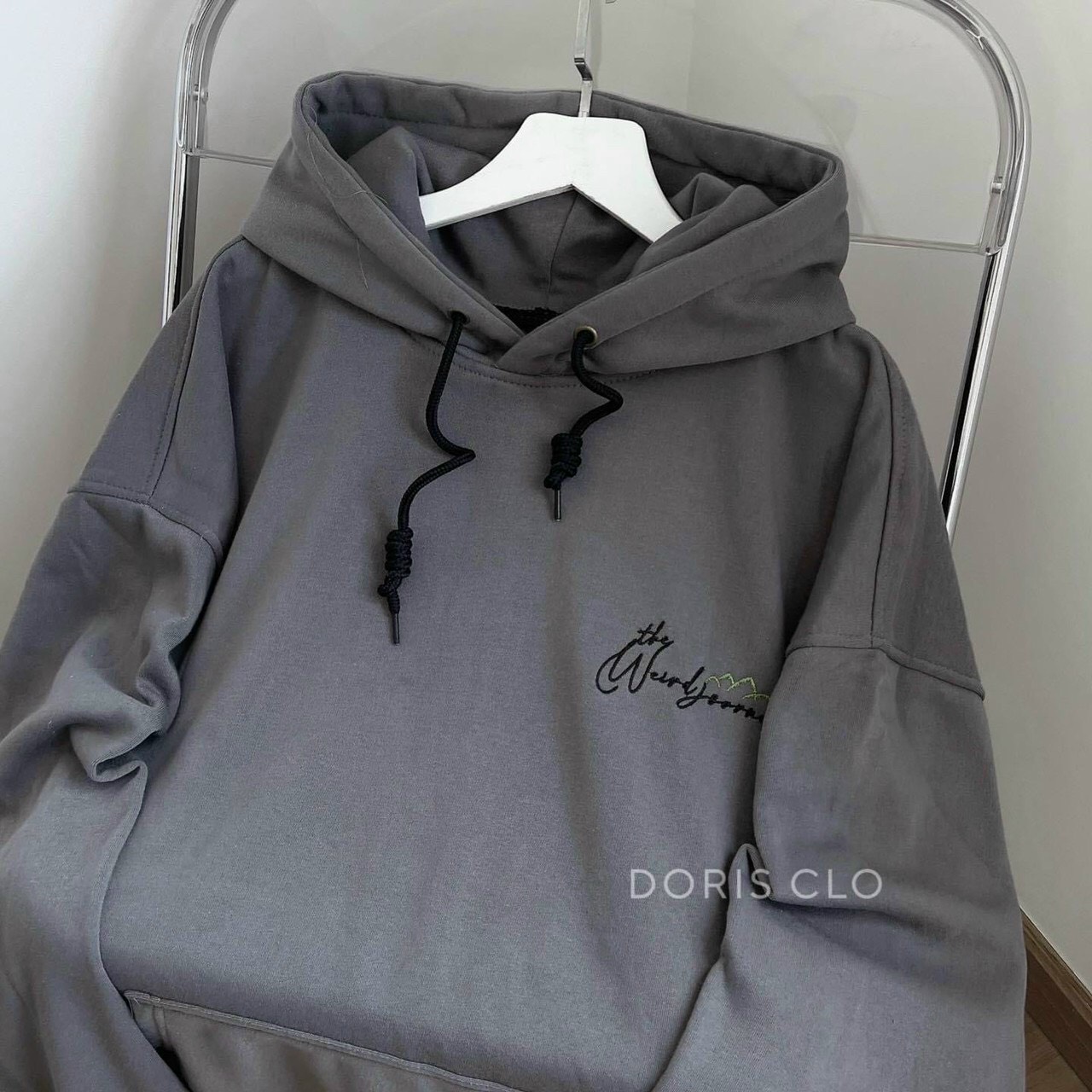 Áo khoác hoodie mới, áo khoác cặp đôi, logo thêu, chất thun nỉ mềm,mịn ,form dưới rộng,nón 2 lớp thời trang hot 2022