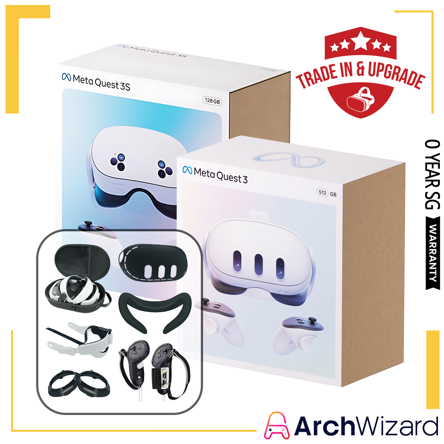 Meta Quest 3 128Gb Vr Headset - Mixed Reality Gaming Console