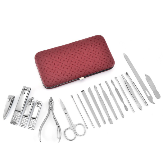 Bộ bấm móng tay 9 -15-19 món thép cao cấp -Bộ cắt móng tay không gỉ - 19M..