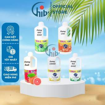 Nước rửa bát Kao đậm đăc an toàn, diệt khuẩn tẩy sạch bẩn trên chén đĩa Nhật Bản chính hãng - Chai 1380ml