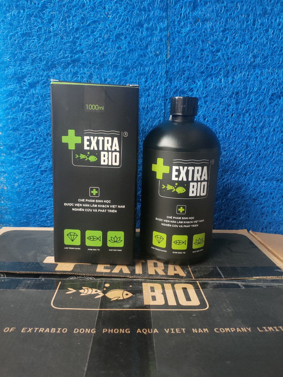 Vi sinh extra bio chai 1000ml dạng nước- men vi sinh cao cấp cho hồ cá