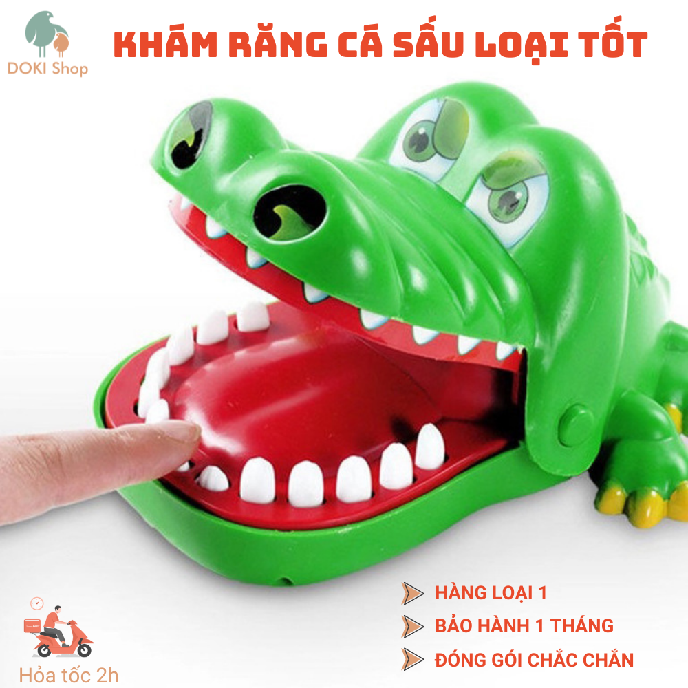 Đồ chơi khám răng cá sấu chất lượng đảm bảo