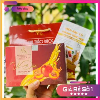 Hộp 15 Gói Trà Đào Giảm Cân Đông Anh Collagen X3 Tặng Kèm Detox Khử Mỡ - Giảm Cân An Toàn -Hiệu Quả