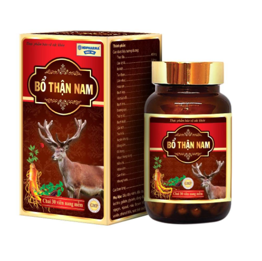 BỔ THẬN NAM - Hỗ trợ bổ thận tráng dương, mạch gân cốt, giúp tăng cường sinh lực và chức năng sinh lý nam - Chai 30 viên- Rostex