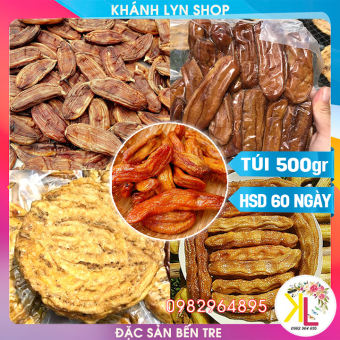 Tổng Hợp Chuối Sấy Dẻo Bến Tre - Túi Hút Chân Không 500g - Đồ ăn vặt NGON BỔ RẺ TỐT cho sức khỏe