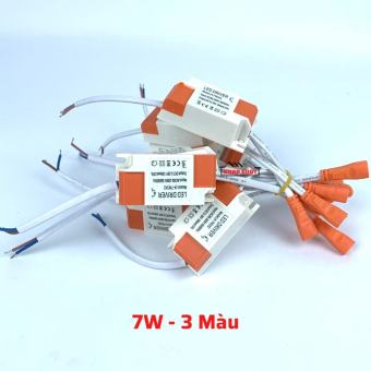 Driver Nguồn Đèn LED Âm Trần 7W Đổi Màu, Tăng Phô Ốp Trần, Chấn Lưu Panel 3-50W