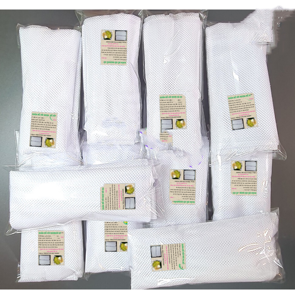 (Combo) Bộ khăn đồ xôi và bánh khúc sản phầm tiện lợi của nhà bếp