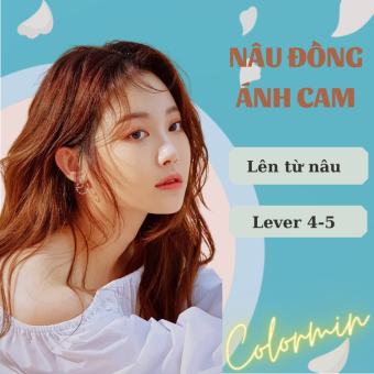 Thuốc Nhuộm Tóc Màu NÂU ĐỒNG ÁNH CAM Không Tẩy | olormin